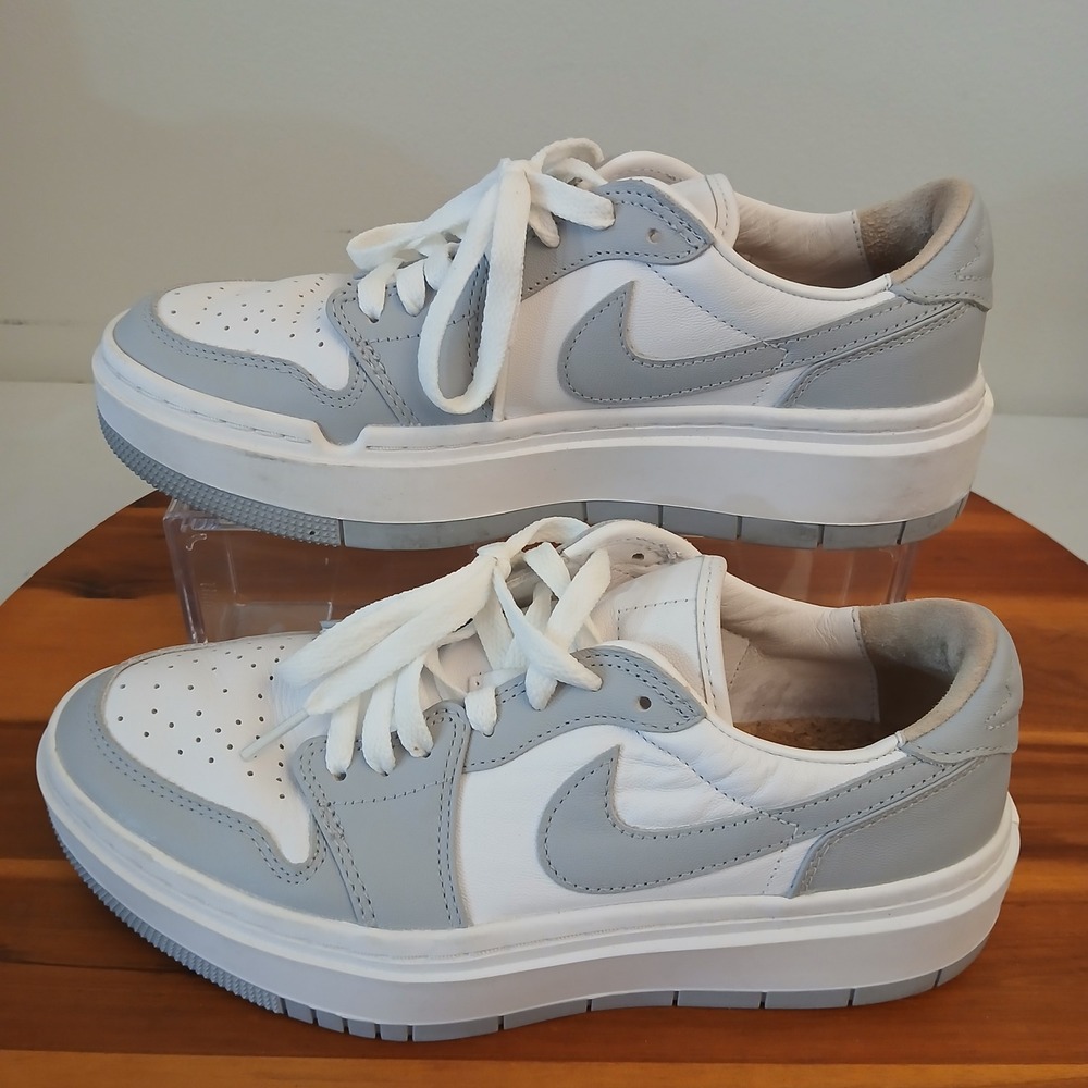 Nike Air Jordan 1 Elevate Low Women 8 Grey Sneakers DH7004-100